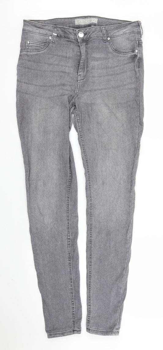 Amisu Womens Grey  Denim Jegging Jeans Size 32 in L29 in