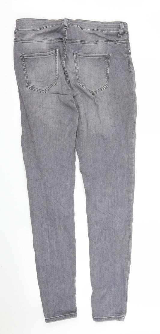 Amisu Womens Grey  Denim Jegging Jeans Size 32 in L29 in