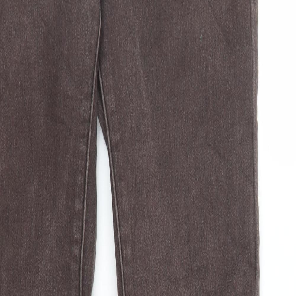 By Sasha Womens Brown  Denim Skinny Jeans Size XS L30 in