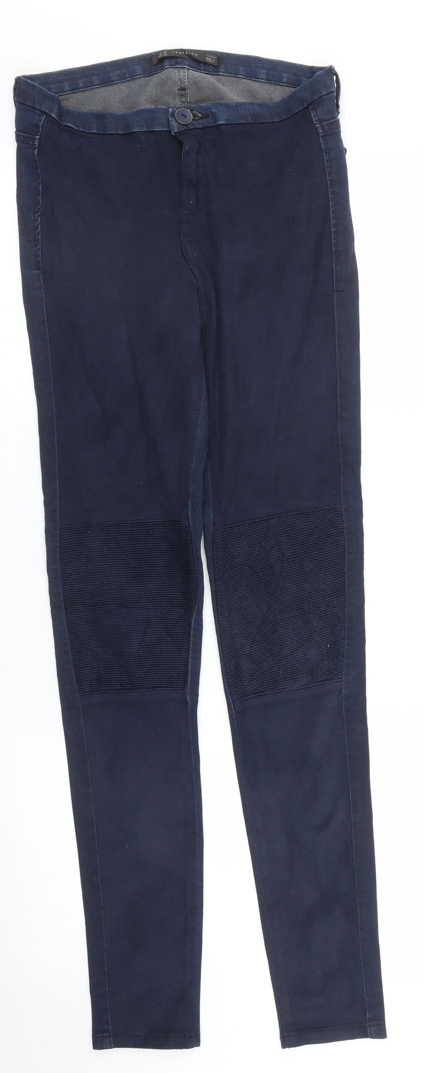Zara Womens Blue   Carrot Trousers Size 8 L33 in