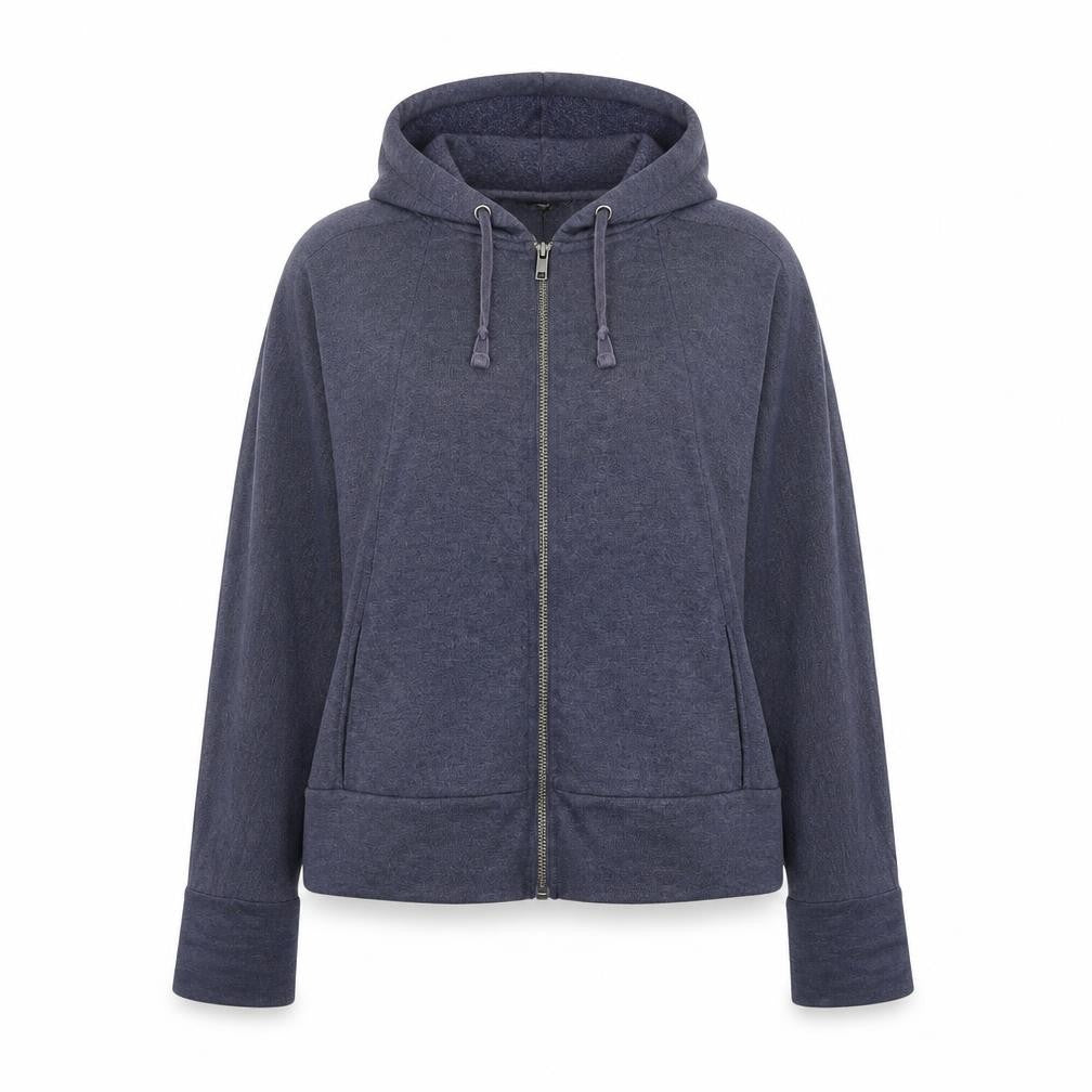 H&M Womens Blue   Full Zip Jumper Size M