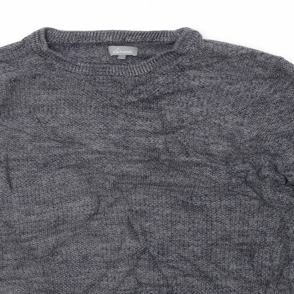 Linea Womens Grey   Pullover Jumper Size L