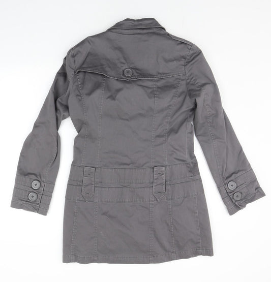 Frida G Womens Grey   Jacket Coat Size 10