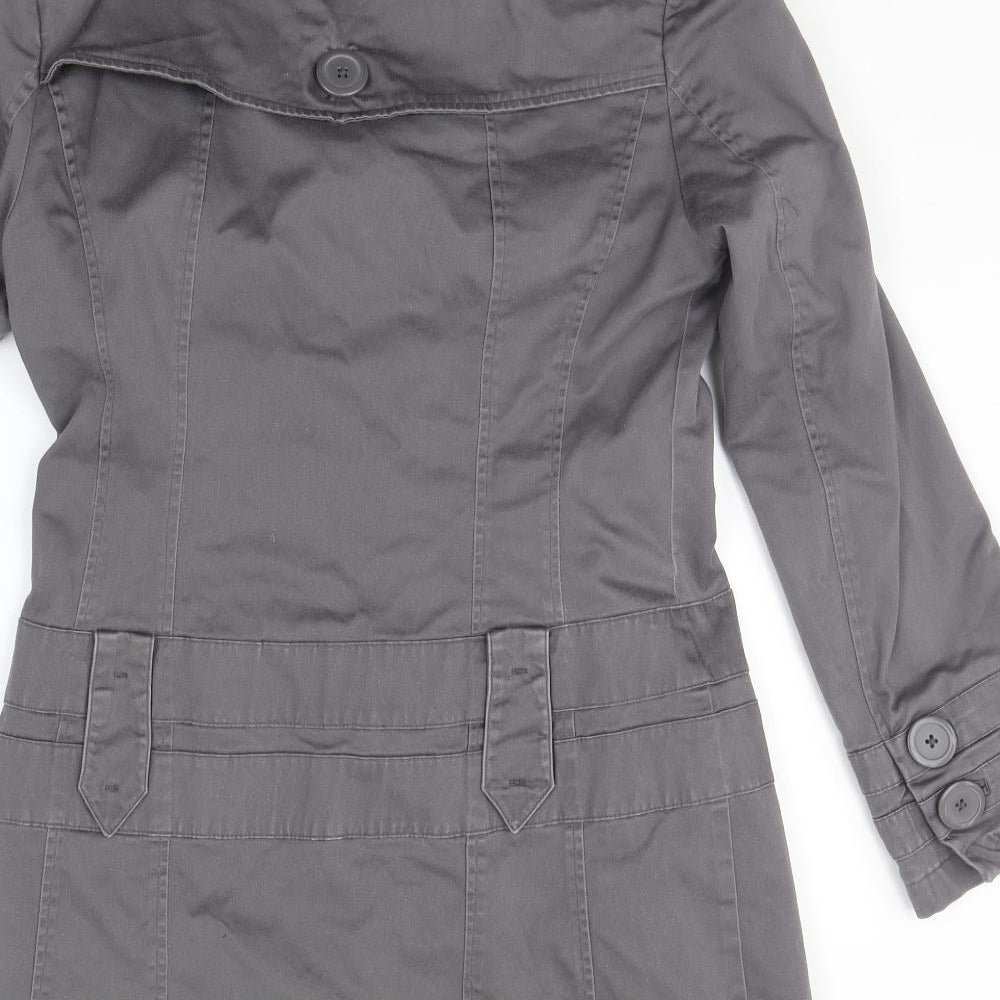 Frida G Womens Grey   Jacket Coat Size 10
