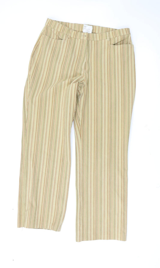 Preworn Womens Multicoloured Striped  Trousers  Size 31 in L27 in
