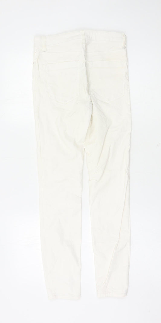 Astradivarius Womens White   Skinny Jeans Size 8 L27 in