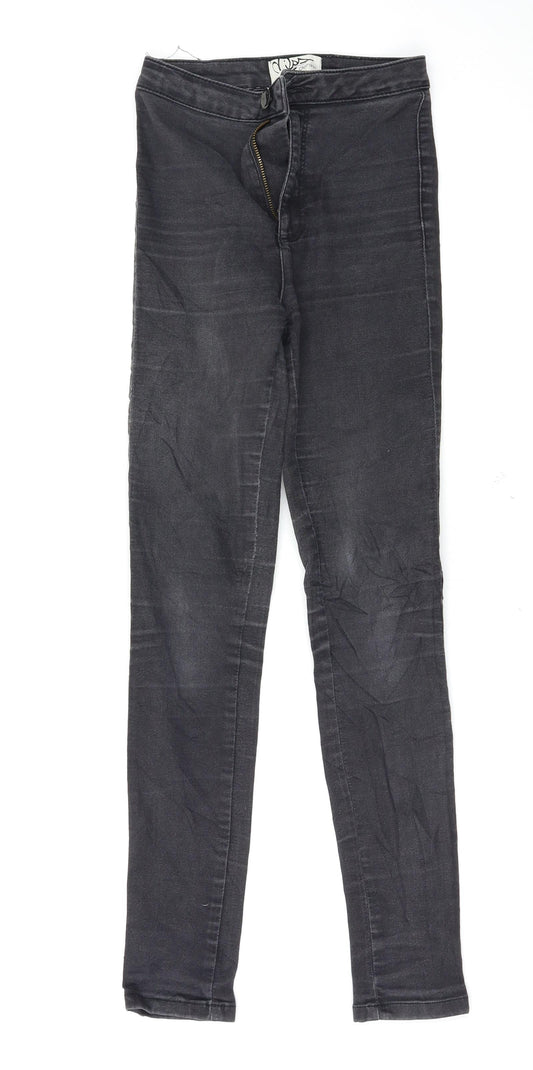 Miss Selfridge Womens Black   Skinny Jeans Size 4 L27 in