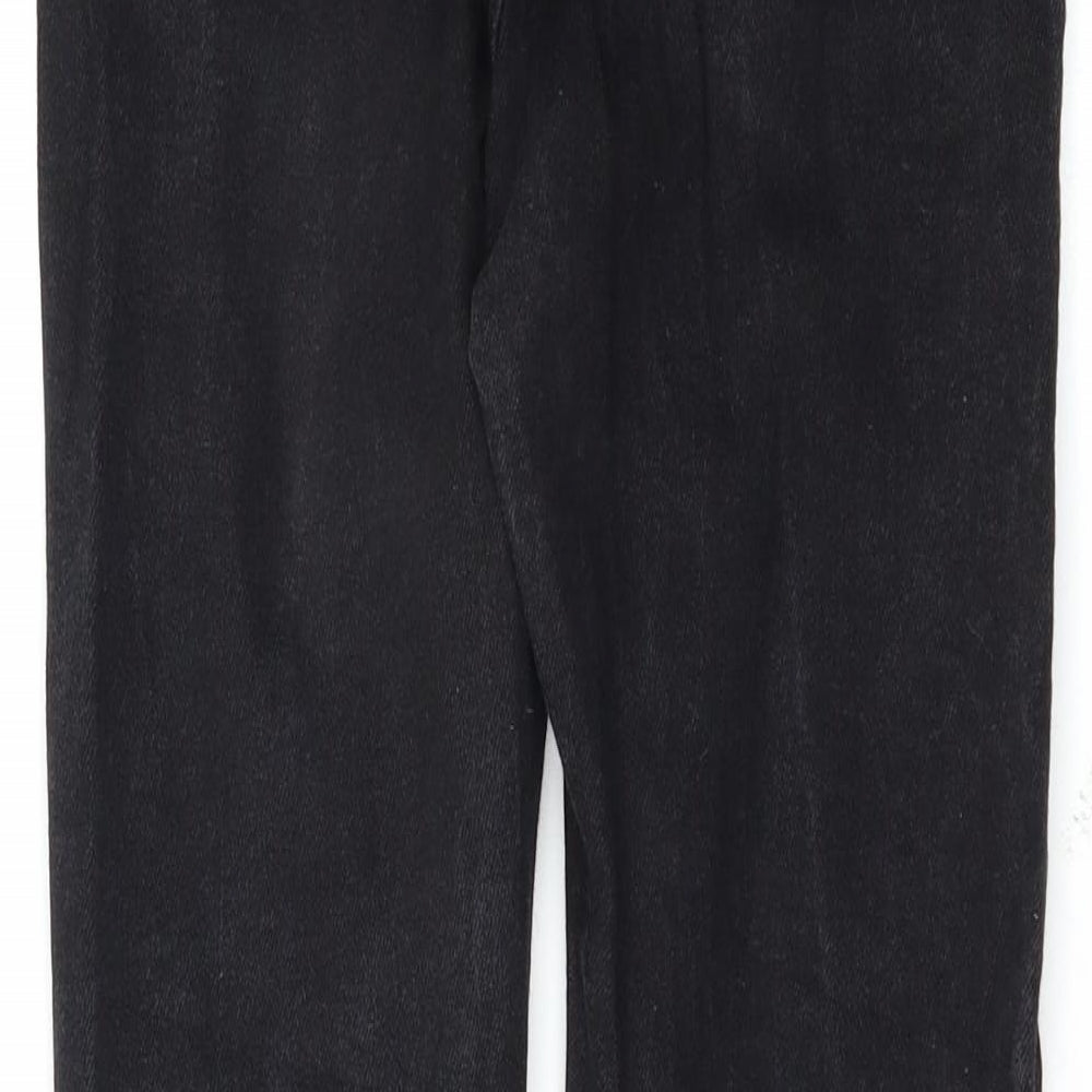 Denim & Co. Womens Black   Skinny Jeans Size 8 L28 in