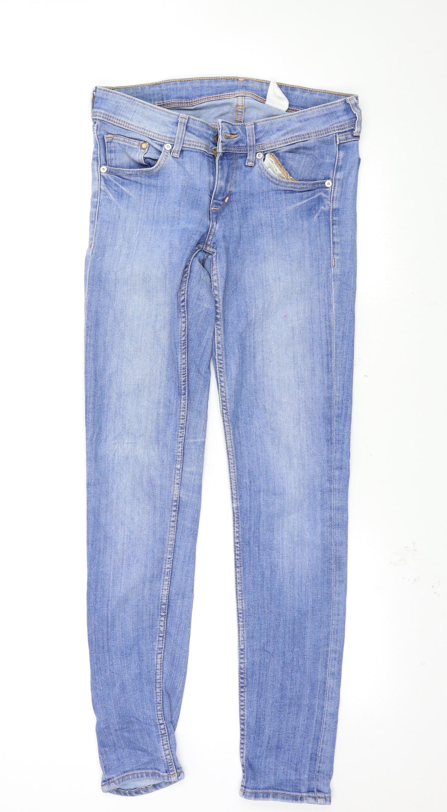 H&M Womens Blue   Skinny Jeans Size 27 L30 in