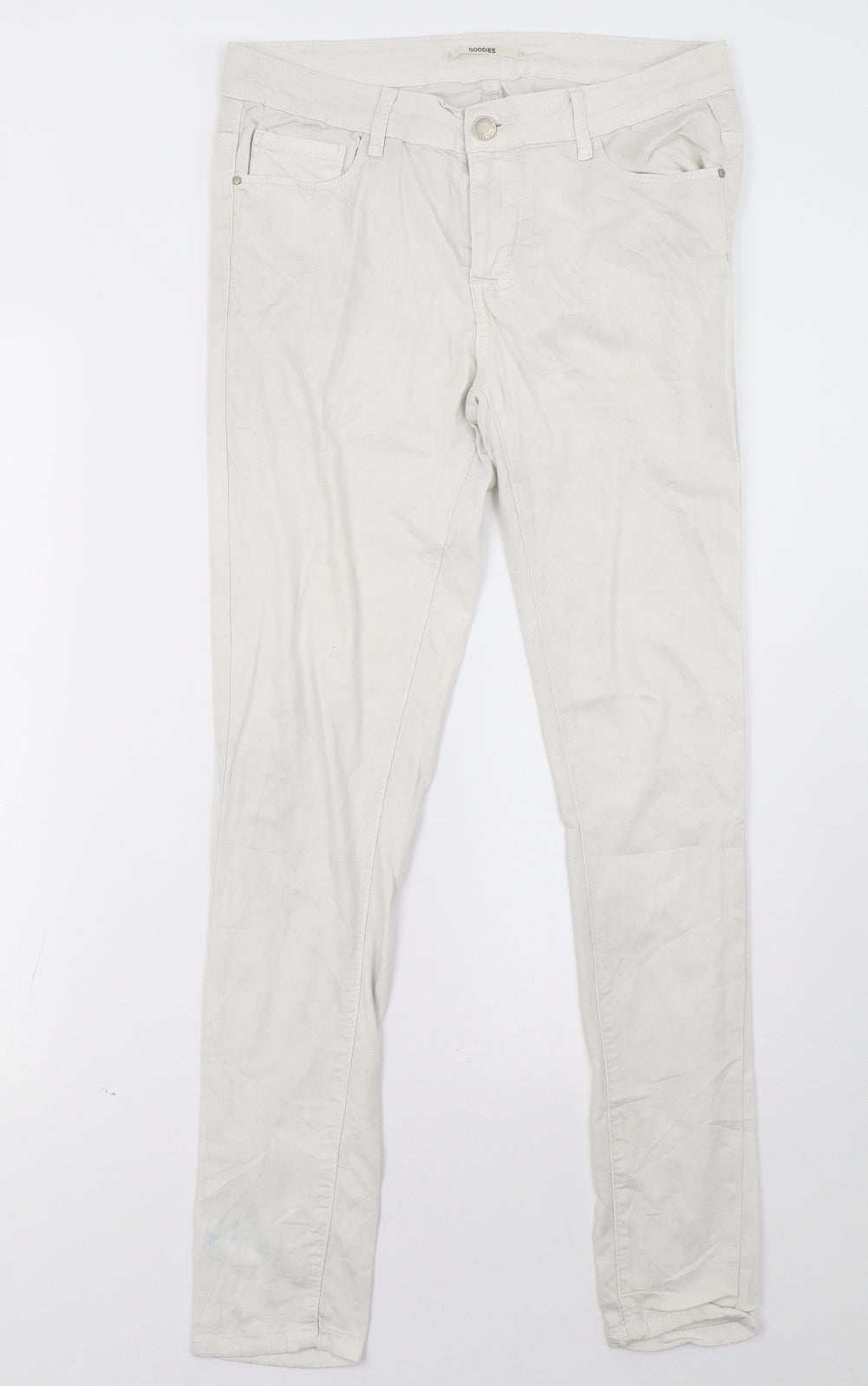 goodies Womens White   Straight Jeans Size 32 L31 in