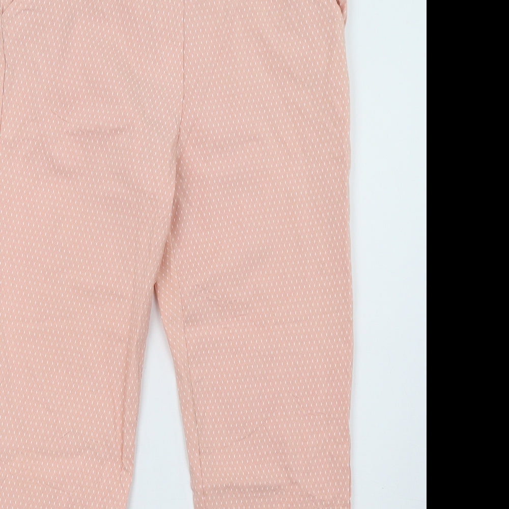 Preworn Womens Pink Polka Dot  Trousers  Size 30 L28 in