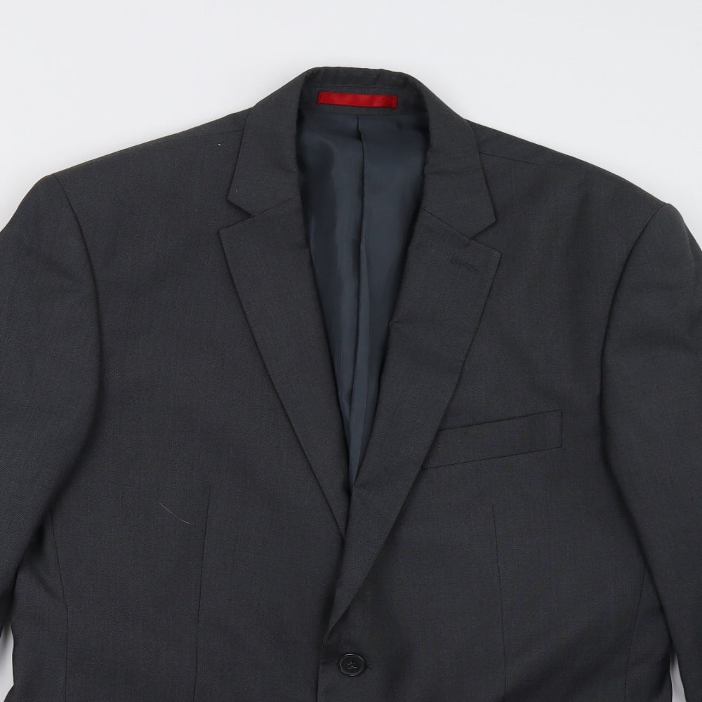 Burton Mens Grey   3 Piece Blazer Size 40