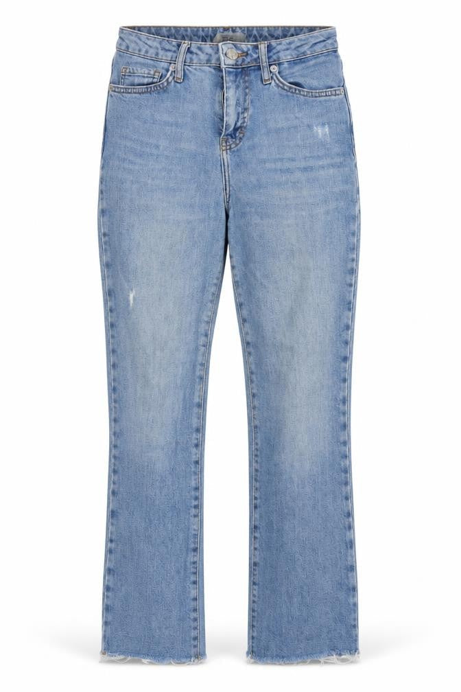 Topshop Womens Blue   Straight Jeans Size 25 L32 in