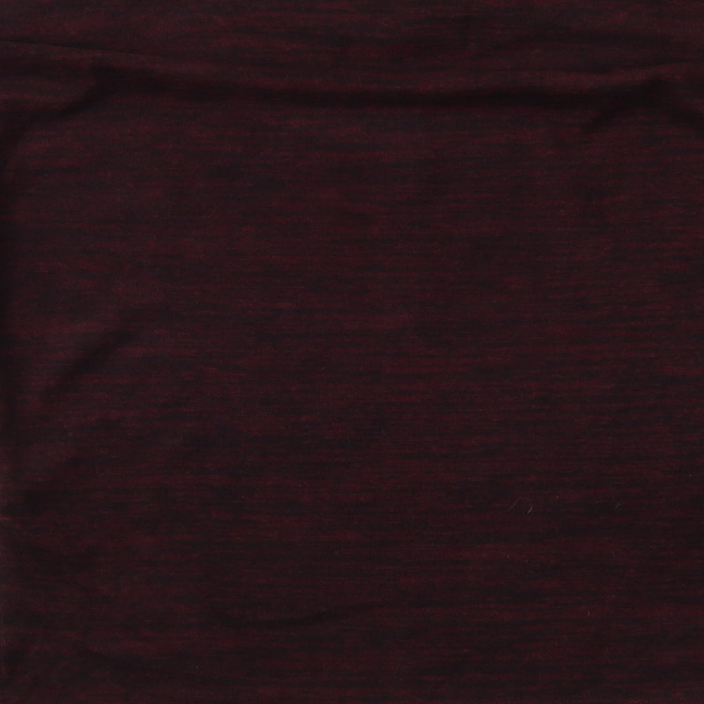 F&F Womens Red Solid  Top Pyjama Top Size 10