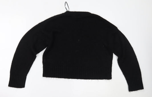 New Look Womens Black   Pullover Jumper Size S