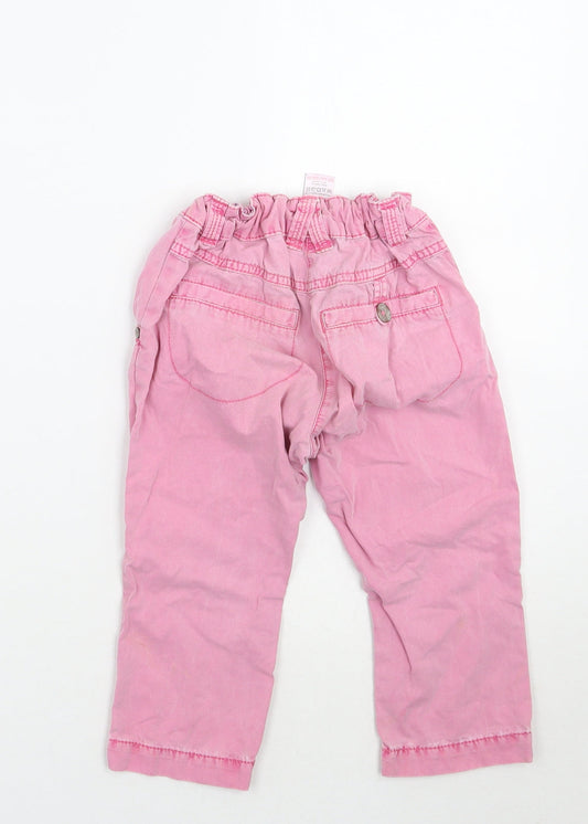 NEXT Girls Pink   Cargo Trousers Size 5 Years