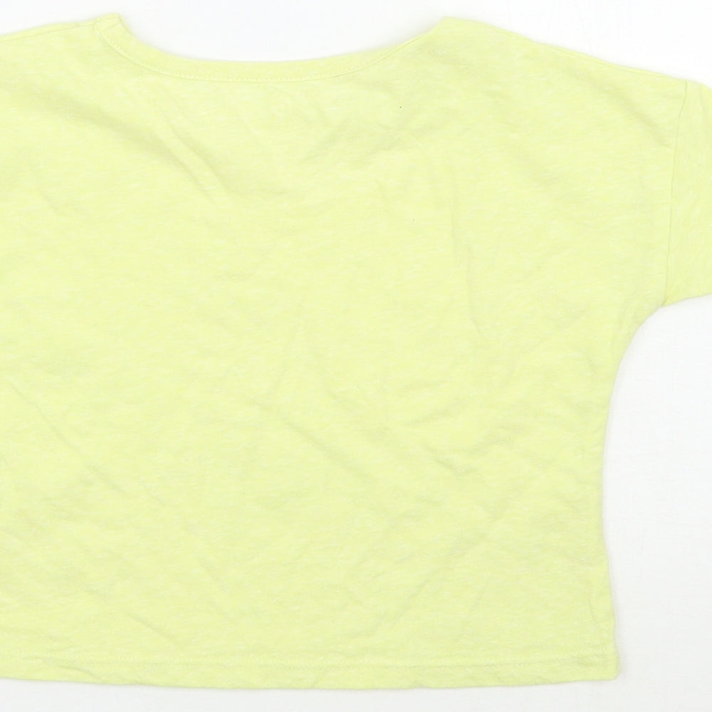 TU Girls Yellow   Basic T-Shirt Size 4 Years