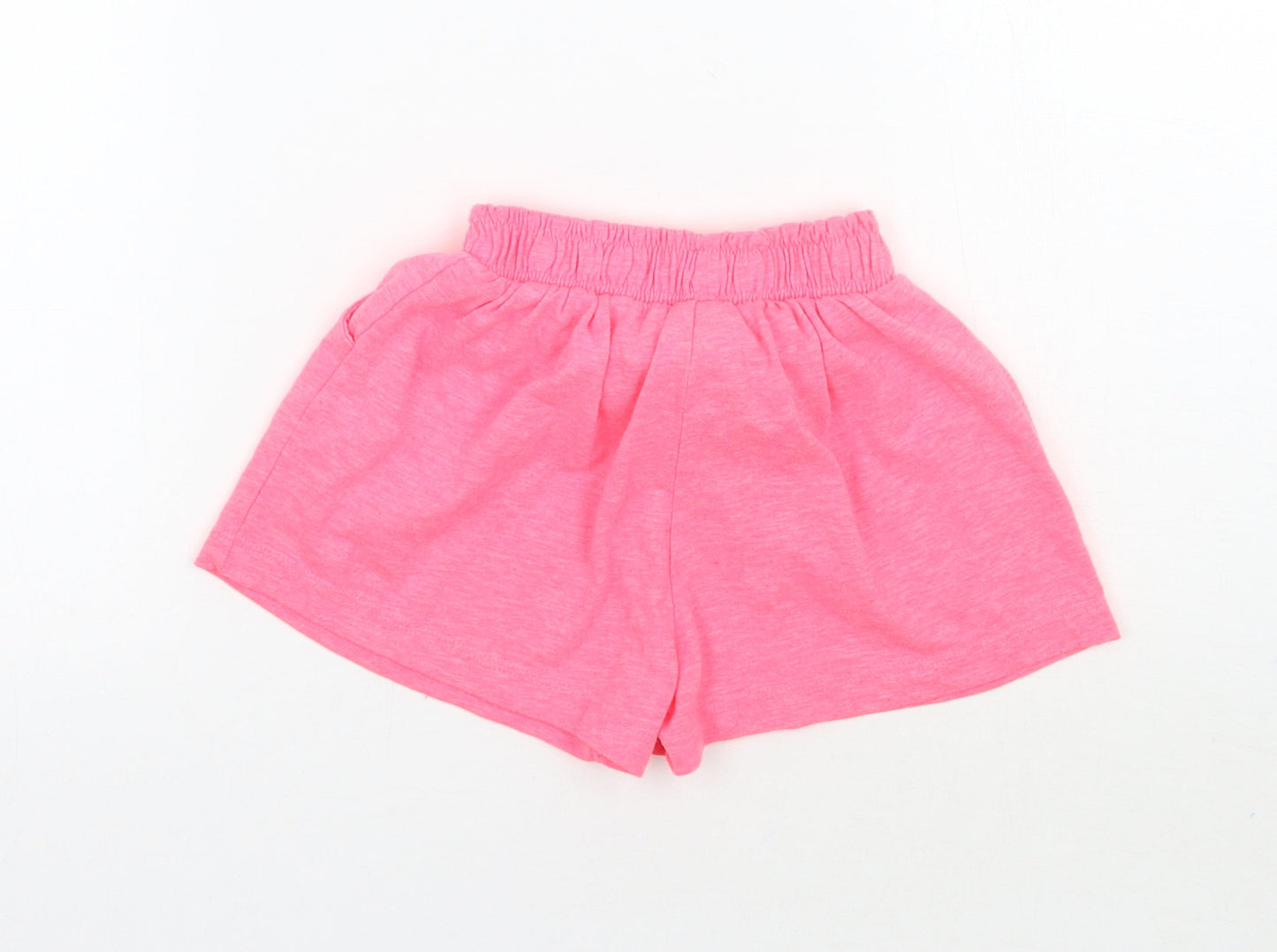 TU Girls Pink   Sweat Shorts Size 2 Years
