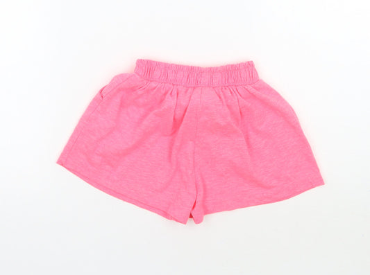 TU Girls Pink   Sweat Shorts Size 2 Years