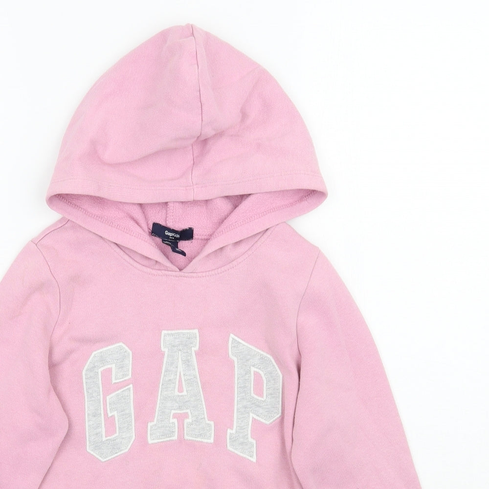Gap Girls Pink  Rayon Pullover Hoodie Size L