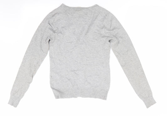 VERO MODA Womens Grey   Cardigan Jumper Size XS
