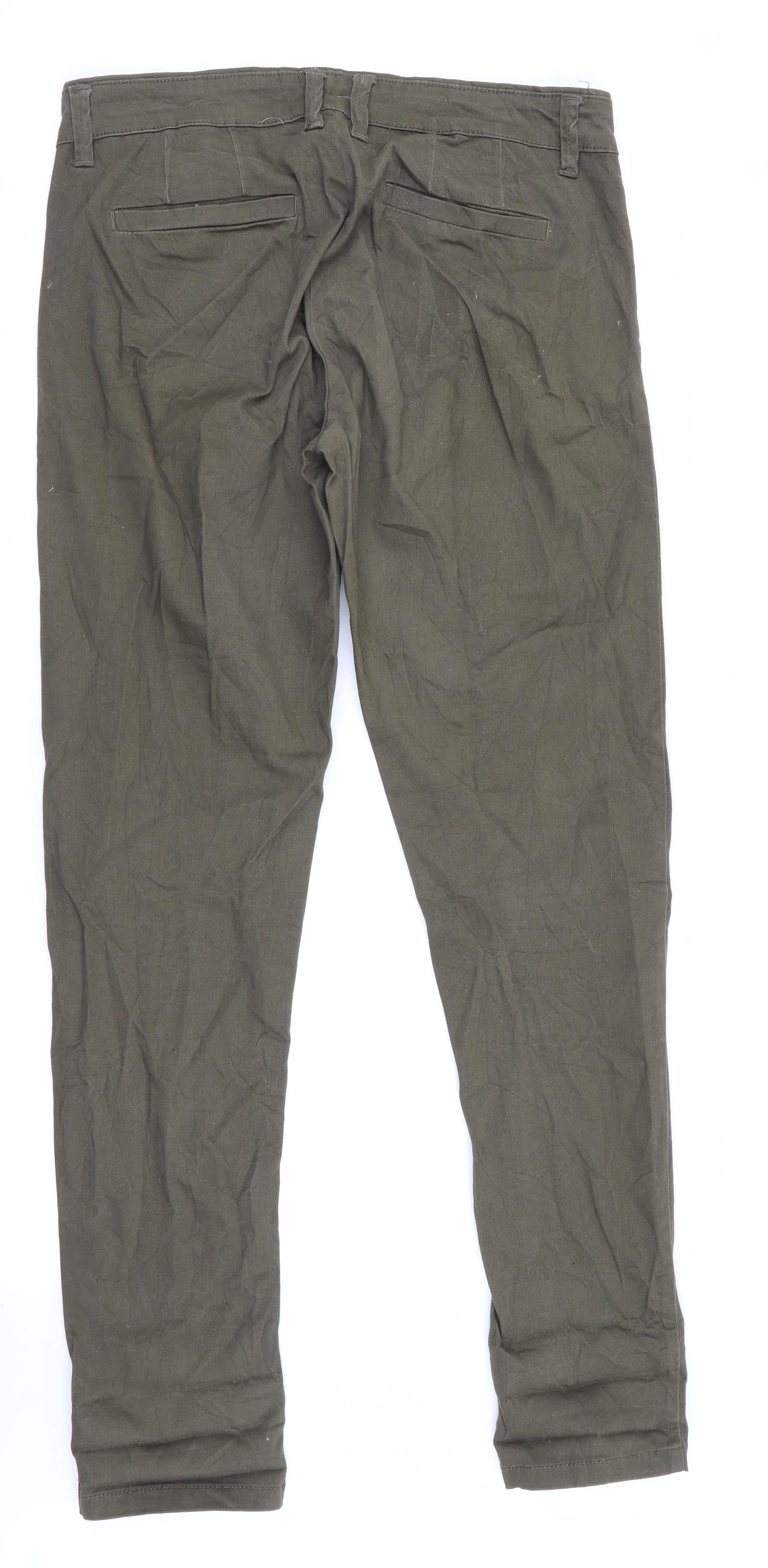 House Womens Green   Chino Trousers Size M L31 in