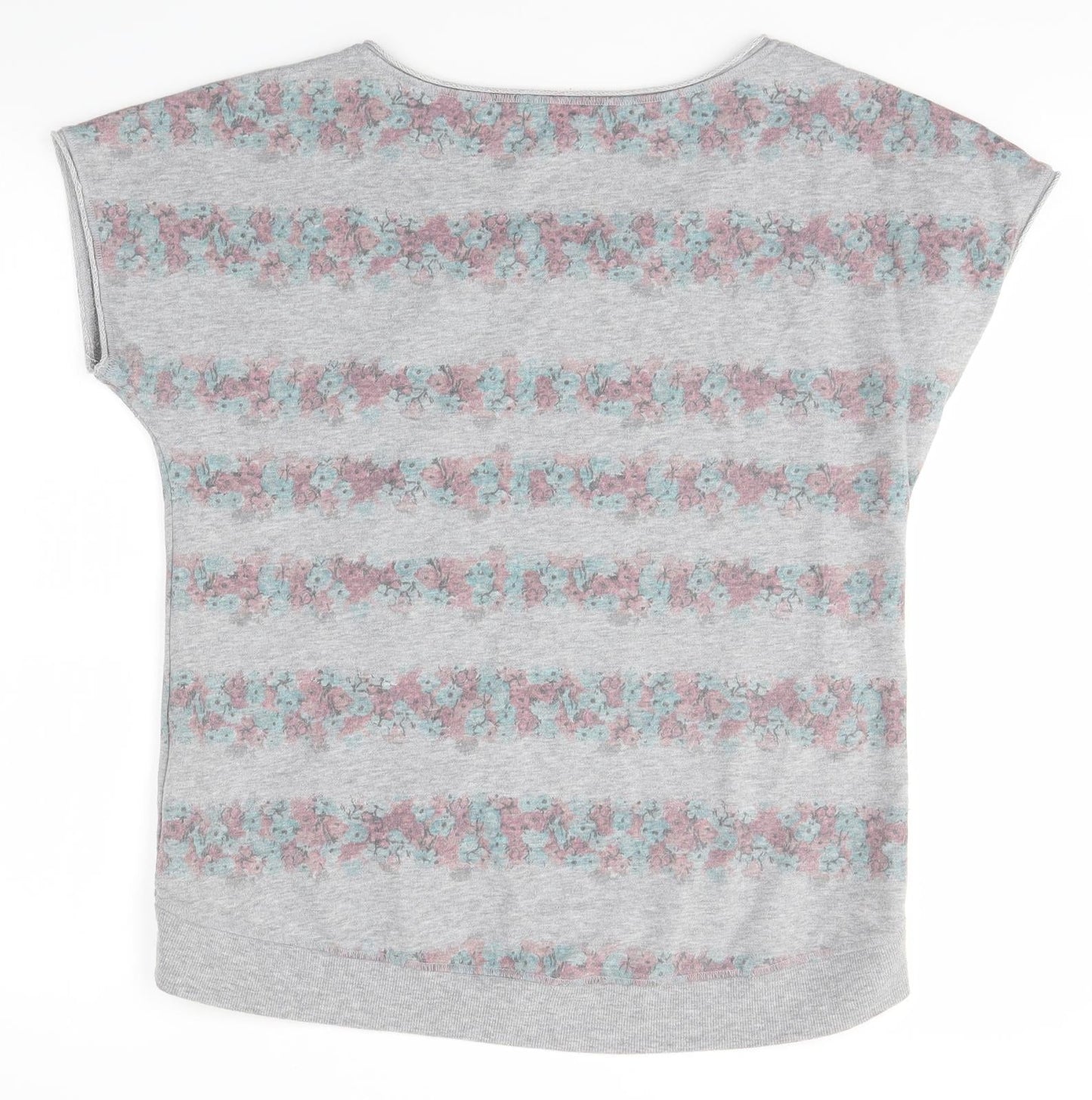 M&S Womens Grey   Basic T-Shirt Size 12