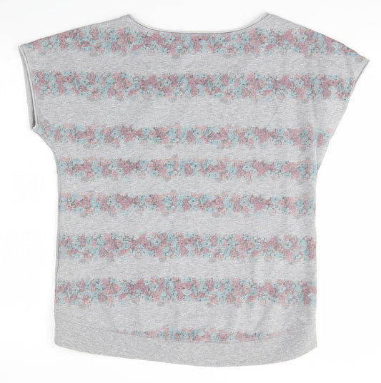 M&S Womens Grey   Basic T-Shirt Size 12