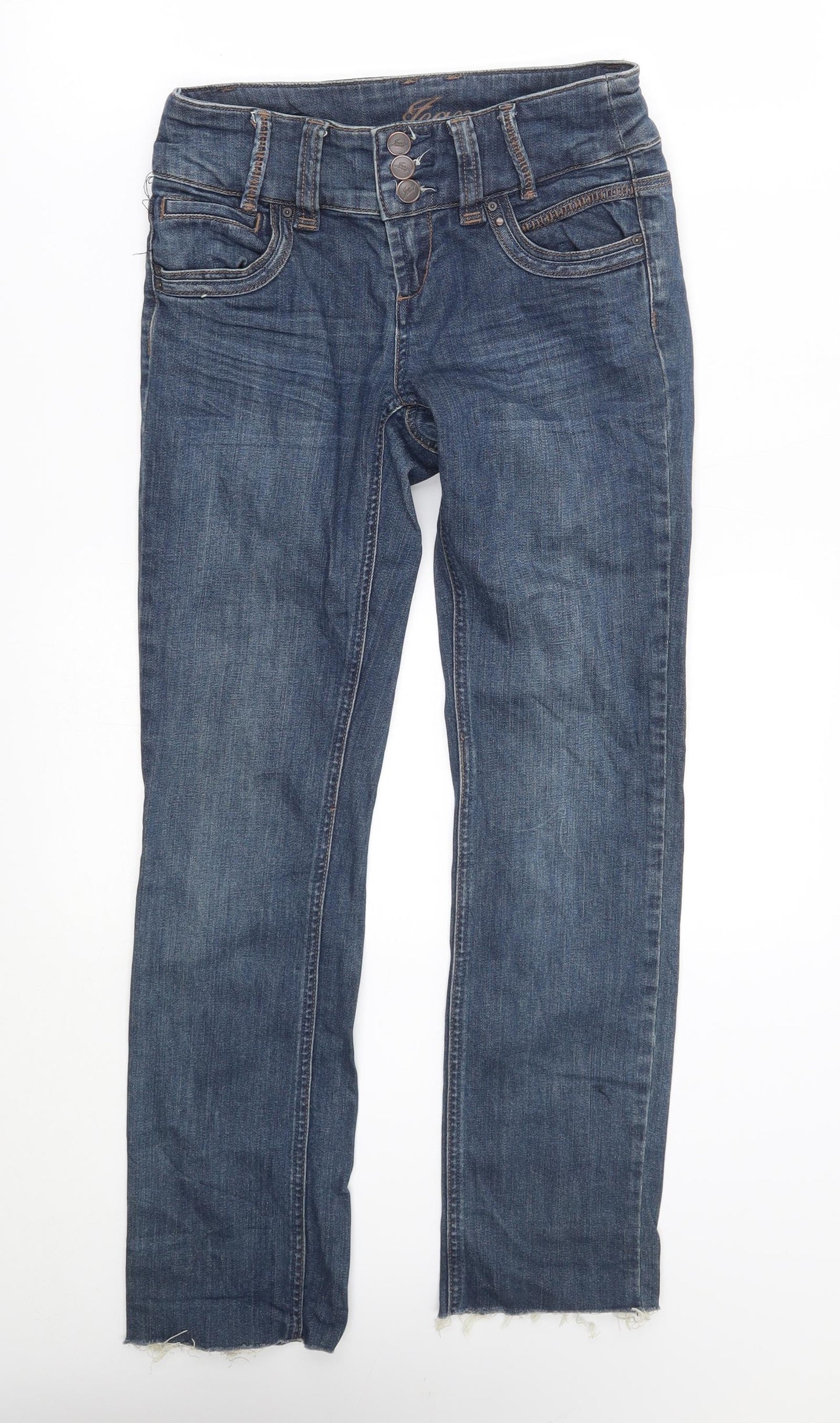 Preworn Womens Blue   Straight Jeans Size 26 L28 in