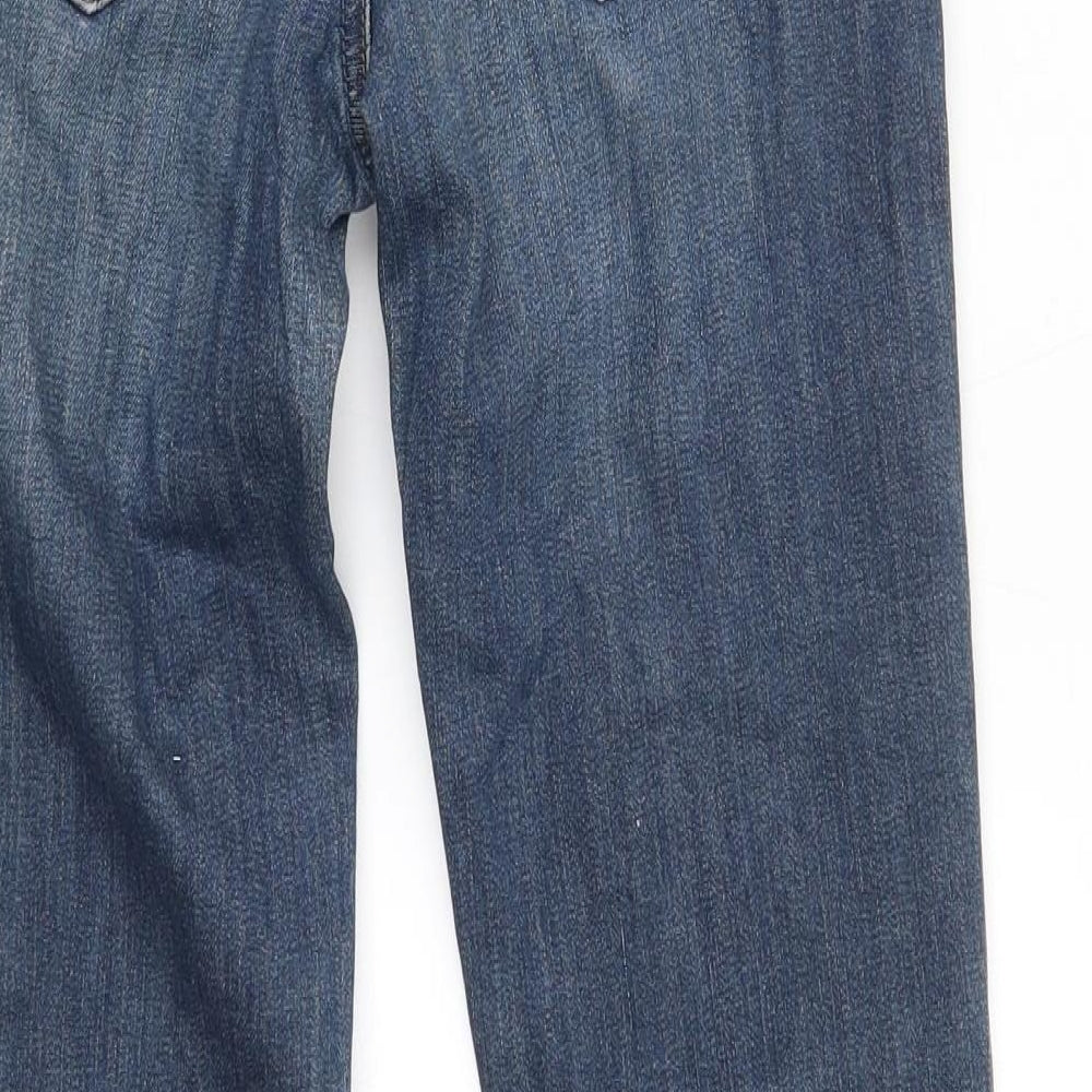 Preworn Womens Blue   Straight Jeans Size 26 L28 in