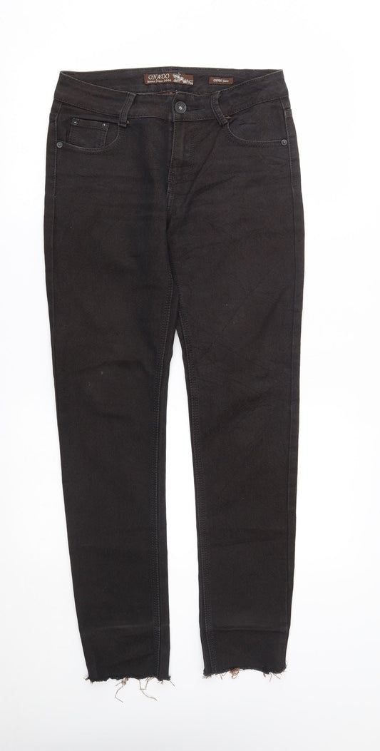 onado Womens Brown   Straight Jeans Size 8 L30 in