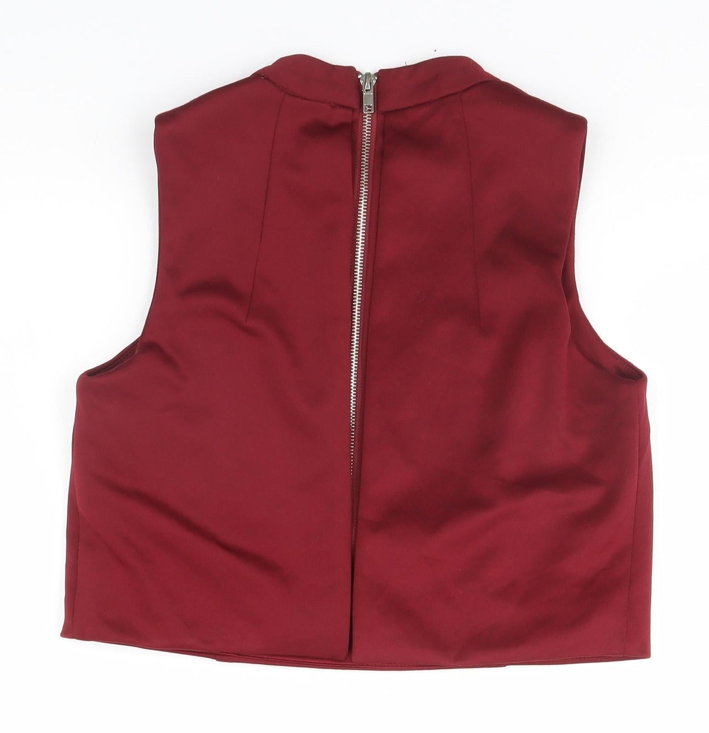 Lavish Alice Womens Red   Basic T-Shirt Size 8