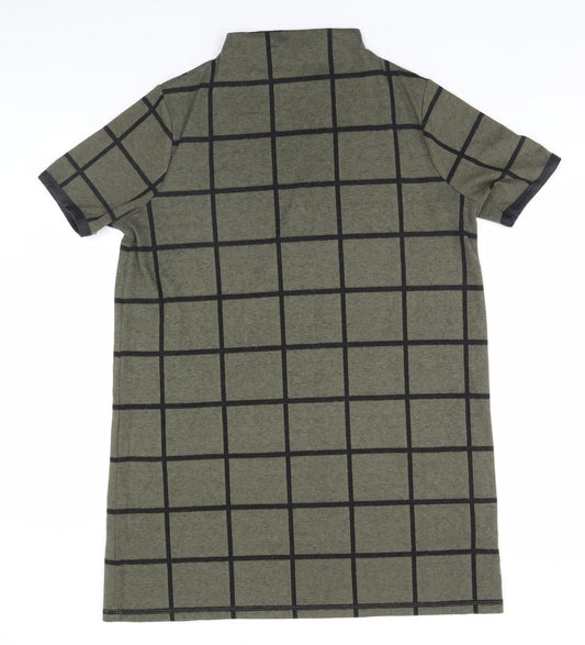 Select Womens Brown Plaid  Pullover Jumper Size 14