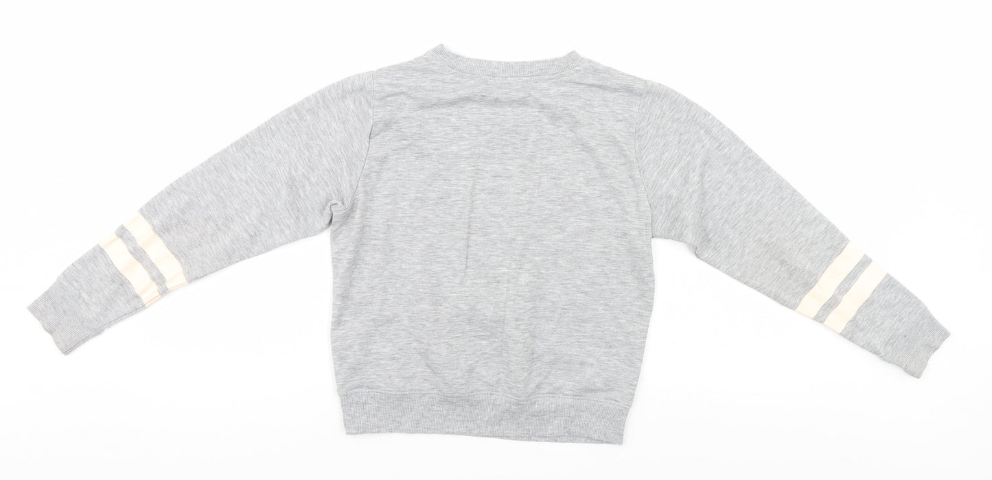 New Look Boys Grey   Pullover Jumper Size S  - Do Not Disturb