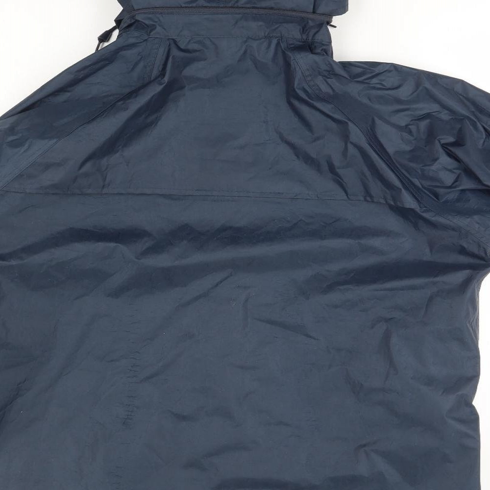 Preworn Womens Blue   Rain Coat Blazer Size S