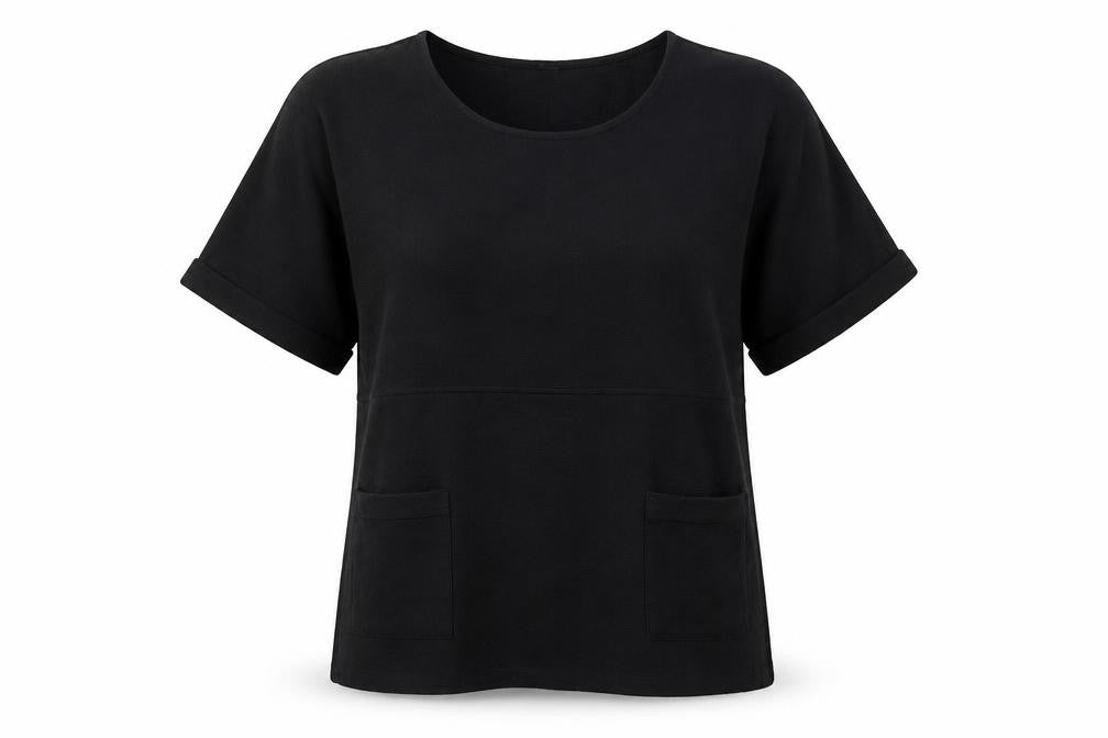 Preworn Womens Black   Basic Blouse Size XL