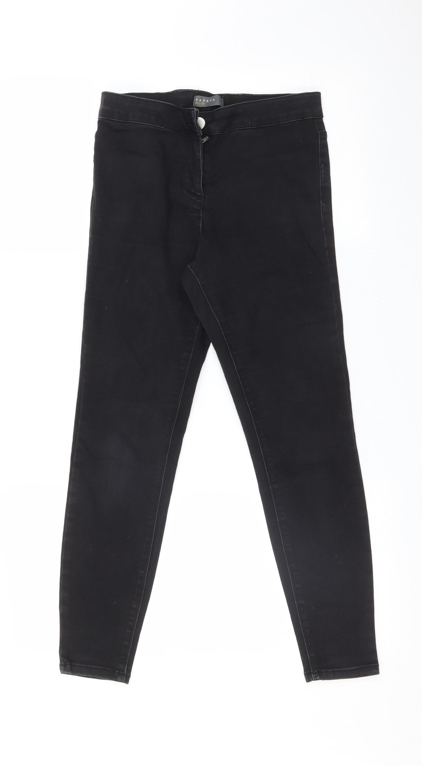 Papaya Womens Black   Jegging Jeans Size 8 L24 in
