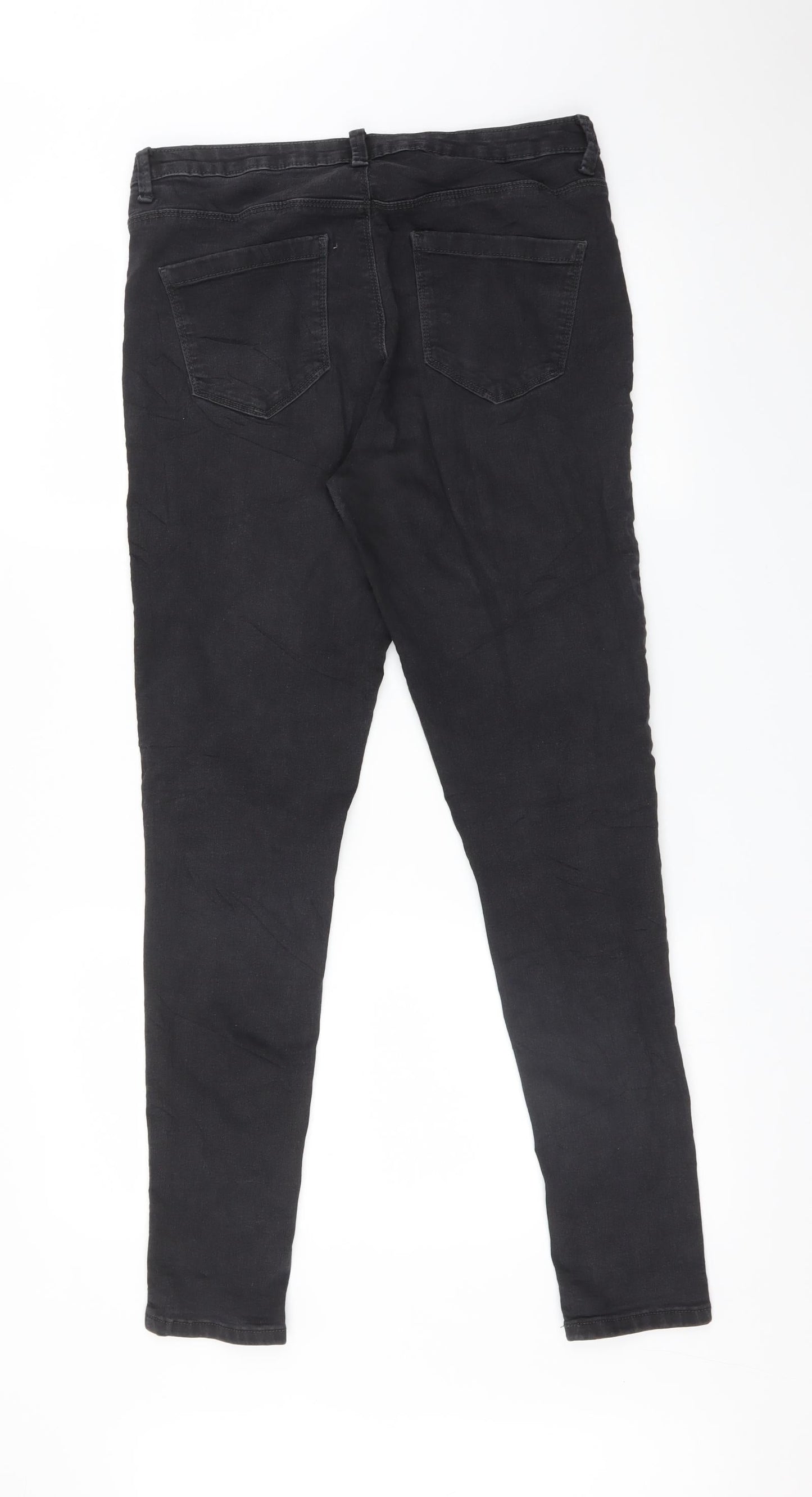 Clockhouse Womens Black   Skinny Jeans Size 12 L29 in
