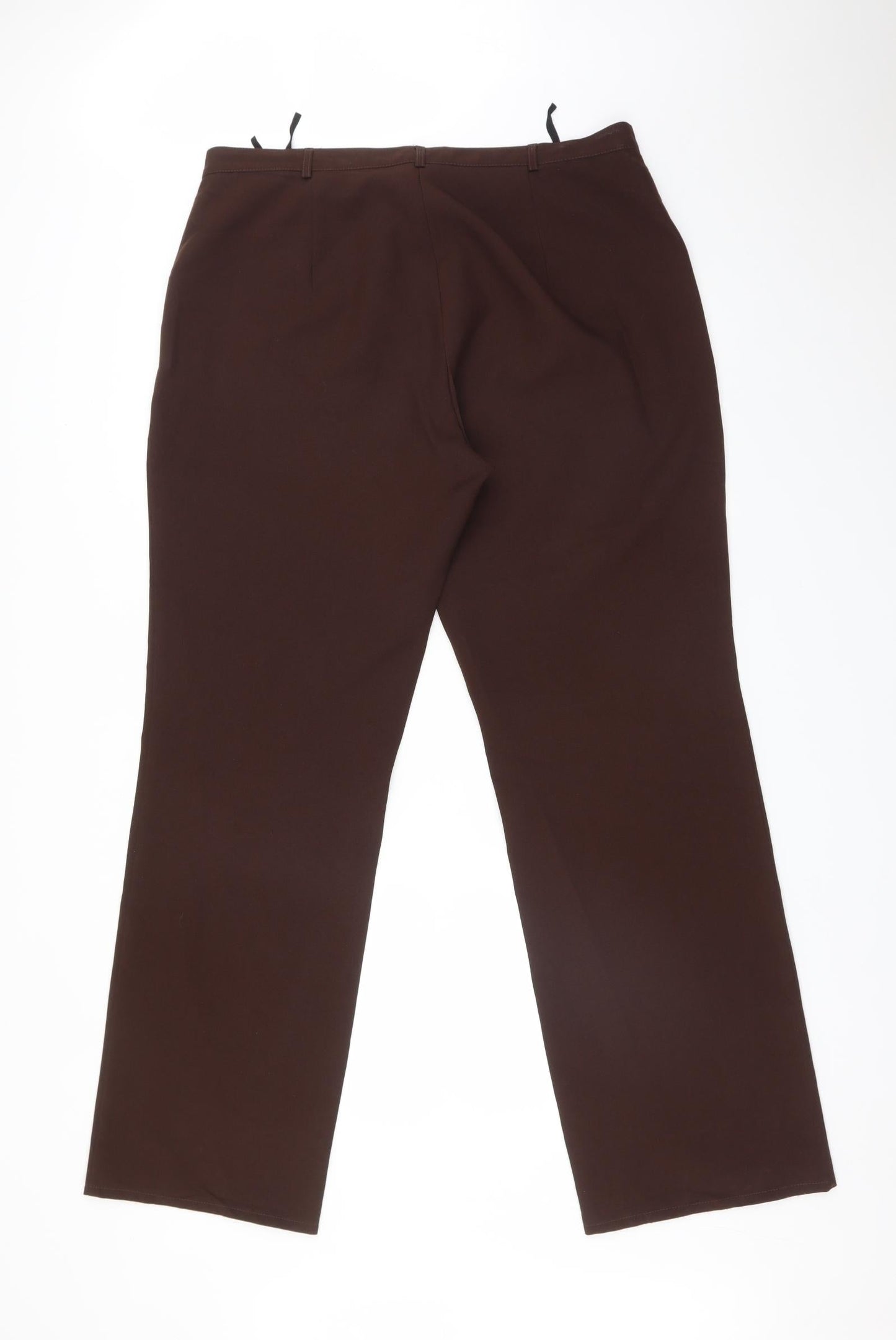 Preworn Womens Brown   Trousers  Size 20 L32 in