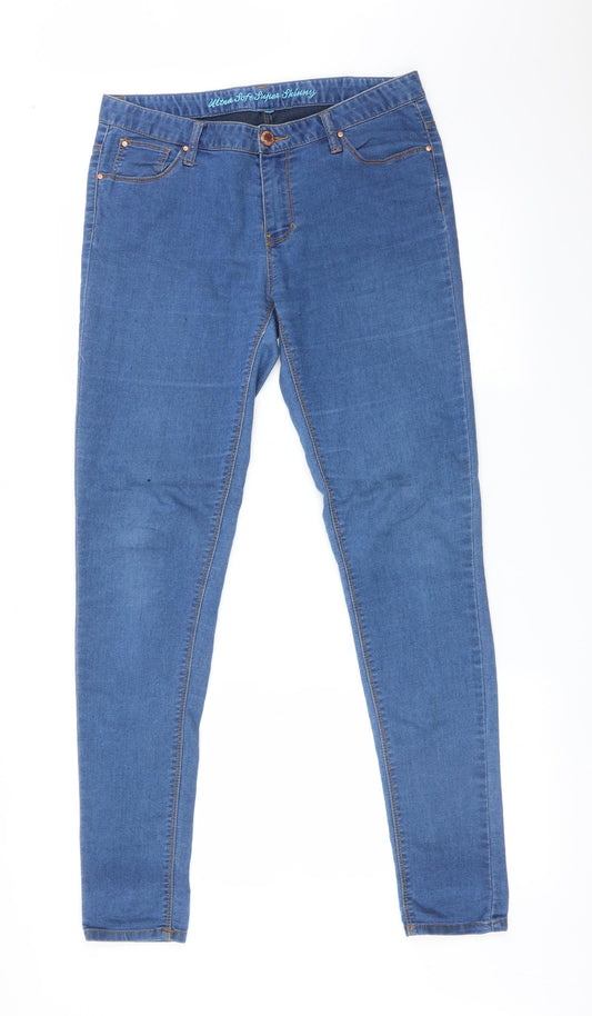 Preworn Womens Blue   Skinny Jeans Size 32 L31 in