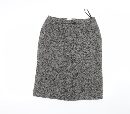 paul separates Womens Grey   A-Line Skirt Size 12