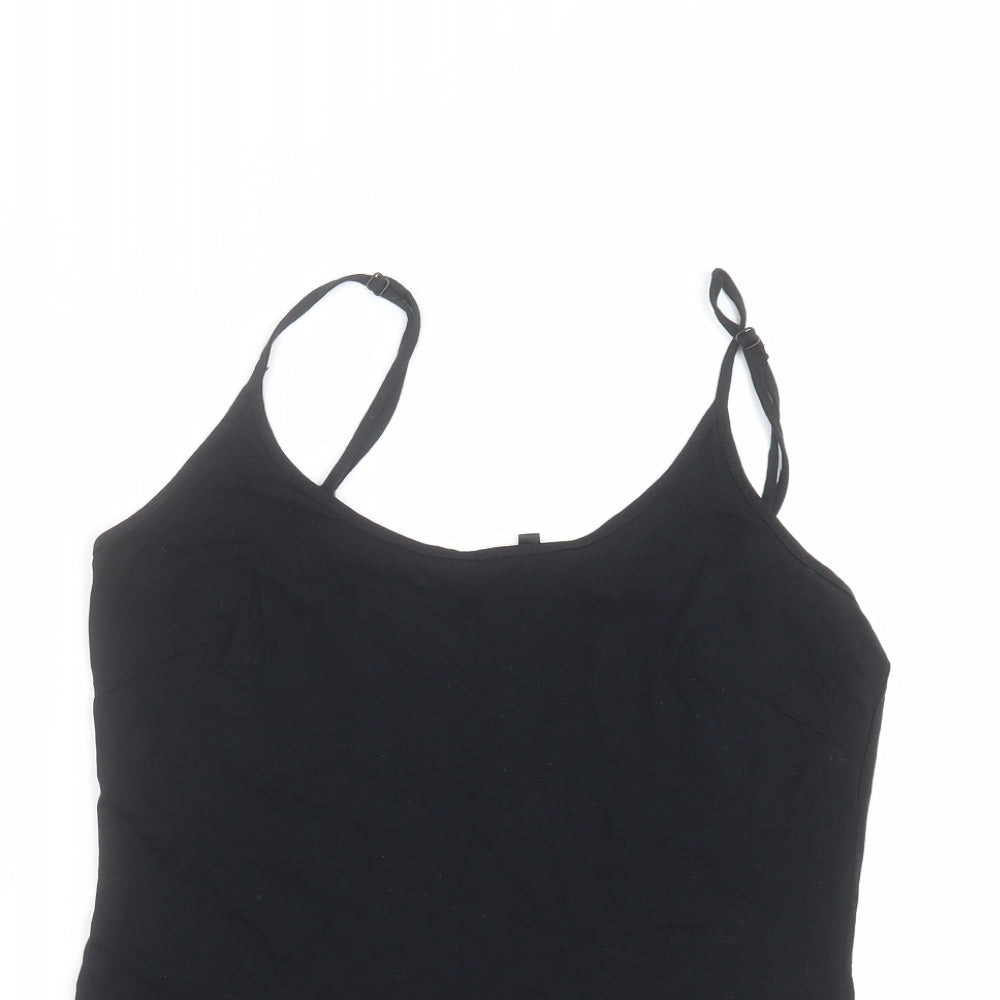 Preworn Womens Black   Basic T-Shirt Size 14