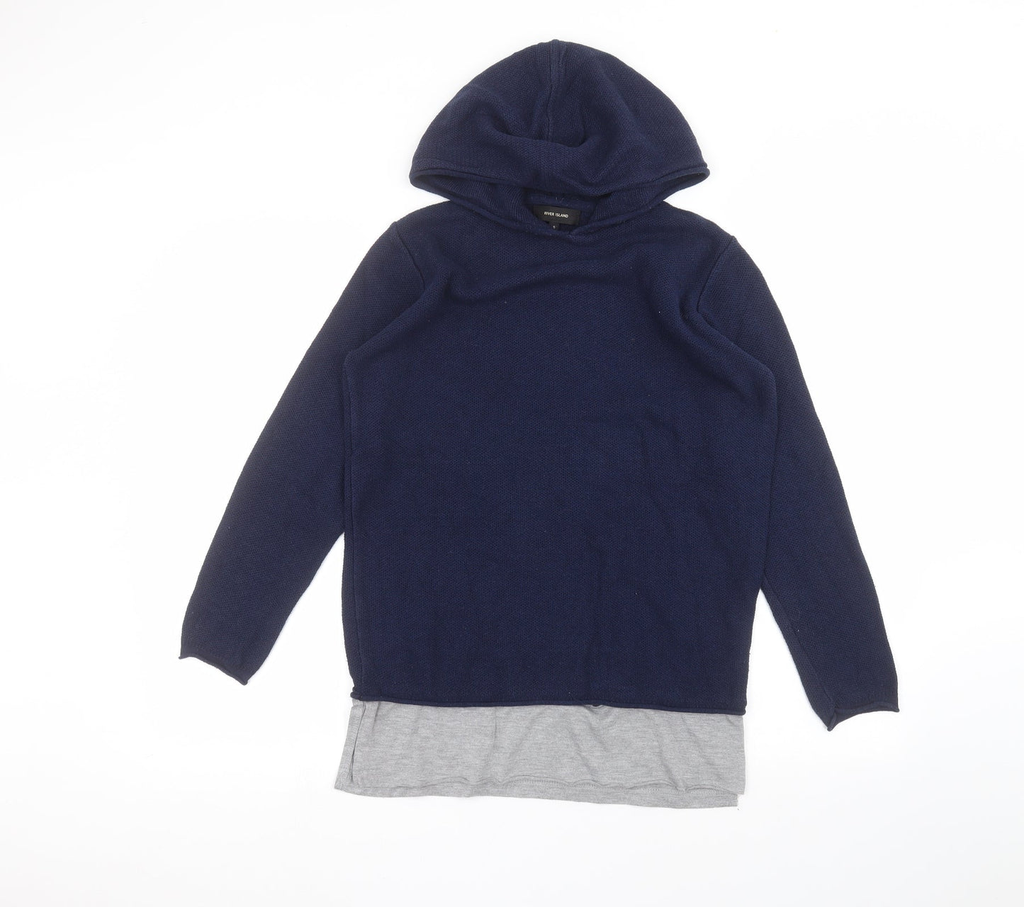 River Island Womens Blue   Pullover Hoodie Size S