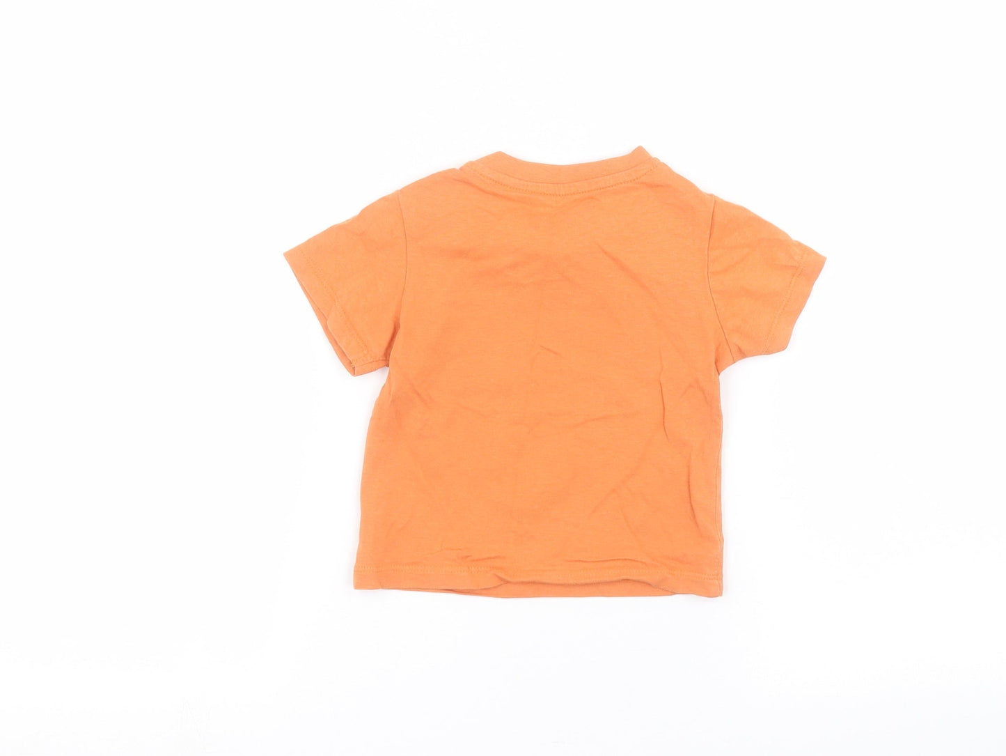 TU Baby Orange   Basic T-Shirt Size 6-9 Months