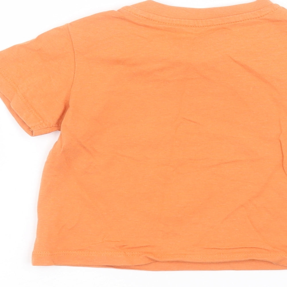 TU Baby Orange   Basic T-Shirt Size 6-9 Months