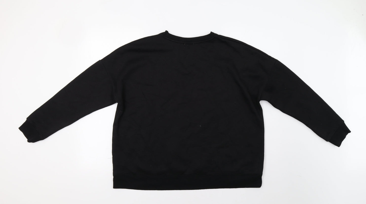 Papaya Womens Black   Pullover Sweatshirt Size L  - Wine