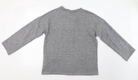 Zara Womens Grey   Pullover Jumper Size S