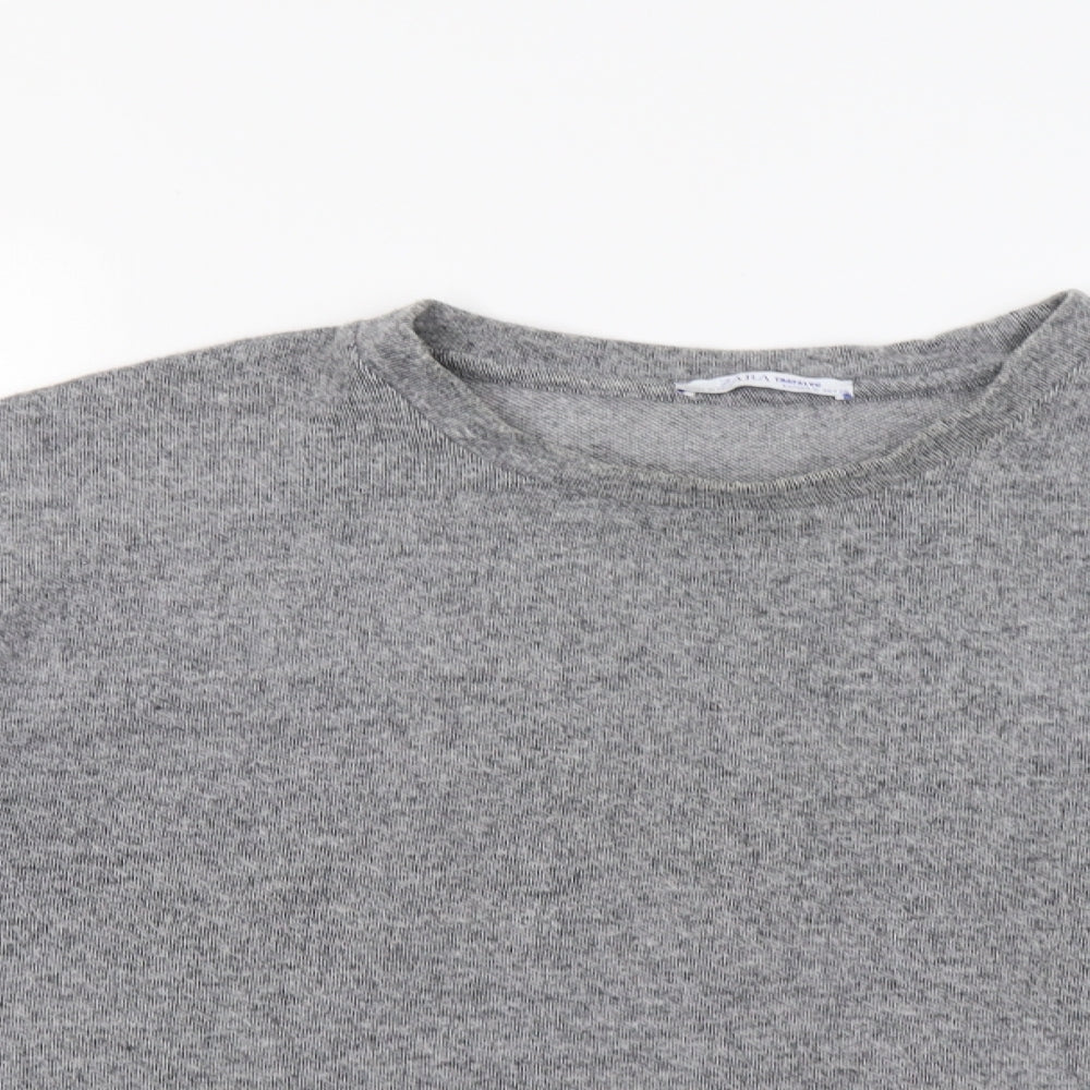Zara Womens Grey   Pullover Jumper Size S