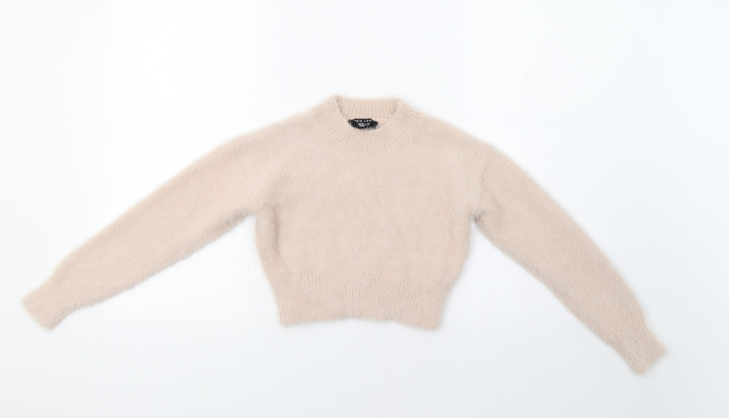 New Look Girls Beige   Pullover Jumper Size 10-11 Years
