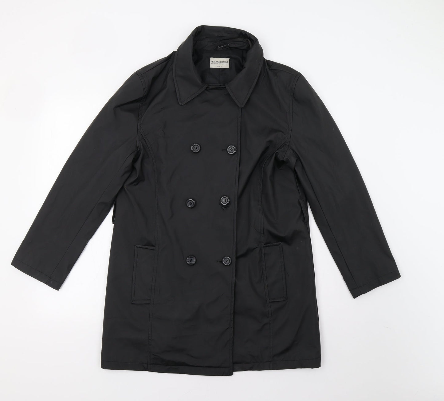 Internacionale Womens Black   Jacket  Size 10